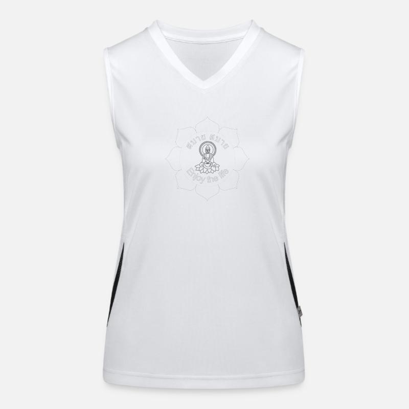 Bouddha profiter Débardeur respirant contrasté Femme