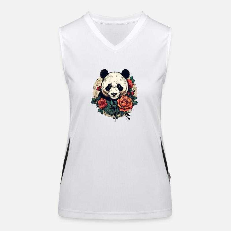 Panda Women's Functional Contrast Tank Top