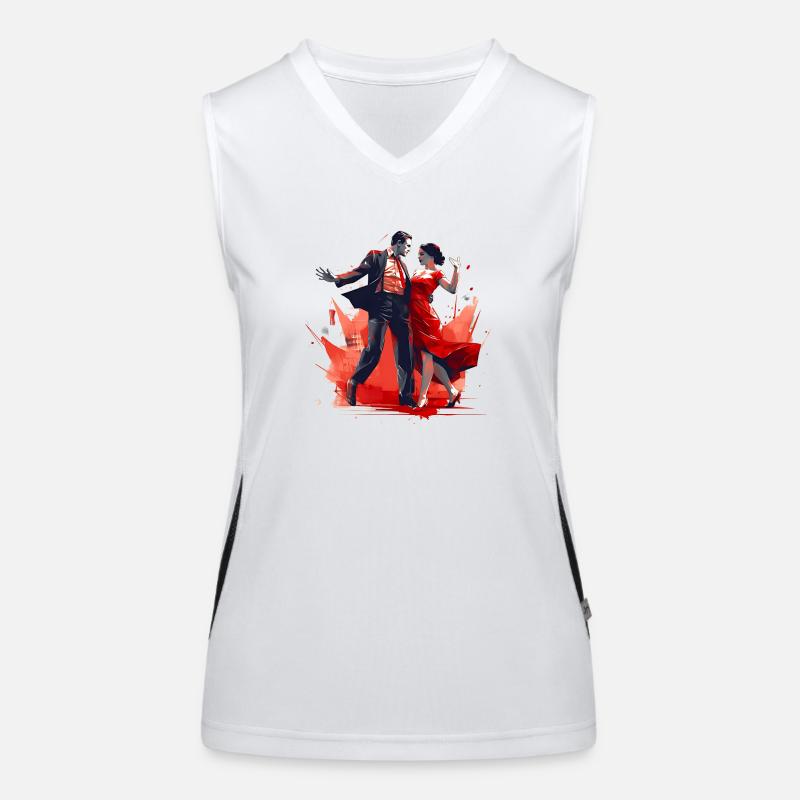 Dancing requires skill Women's Functional Contrast Tank Top