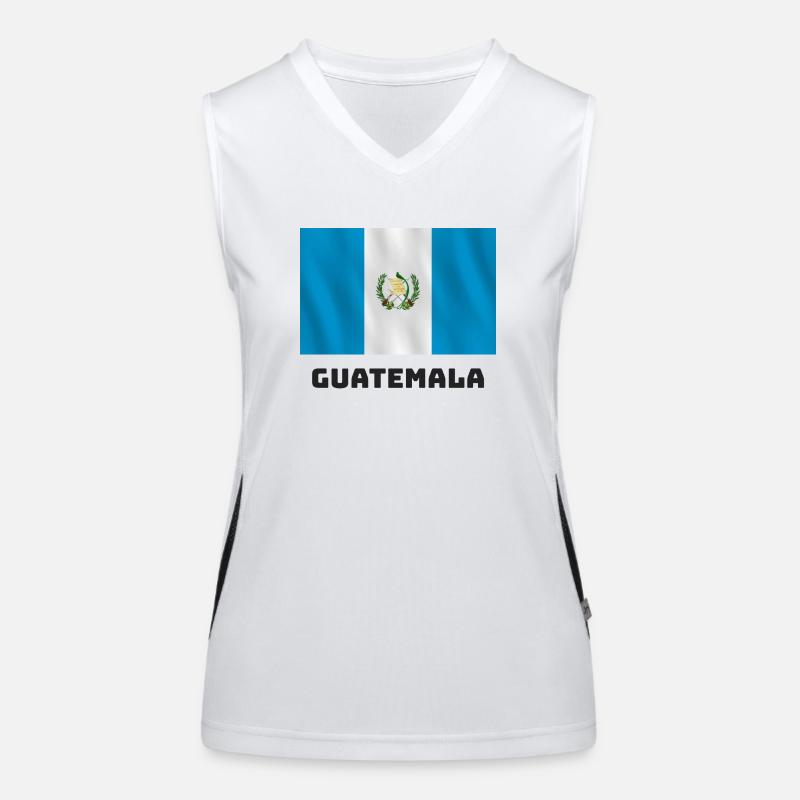 Guatemala flag Women's Functional Contrast Tank Top