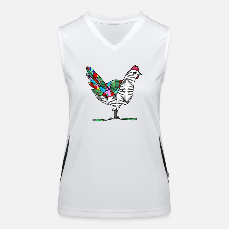 Hen Women's Functional Contrast Tank Top