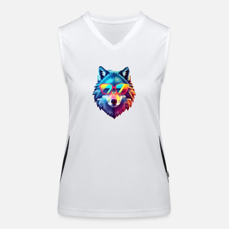 wolf Women's Functional Contrast Tank Top