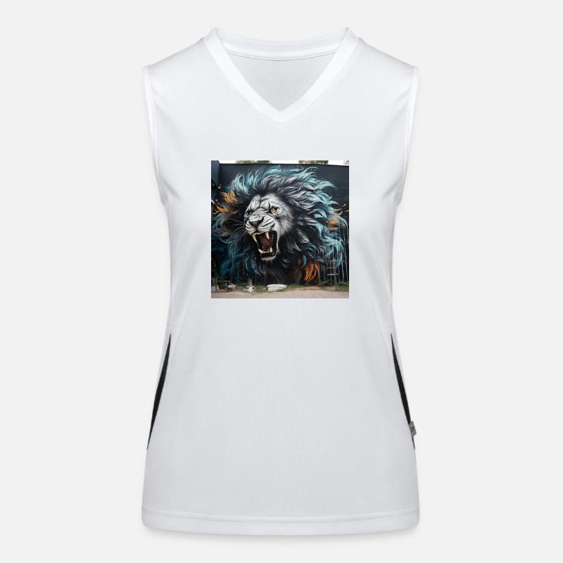Löwen-Tag Funktionelles Kontrast-Tank Top für Frauen