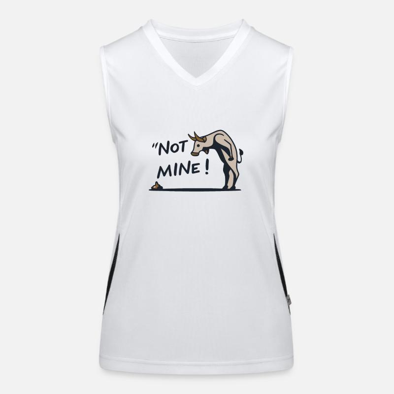 Not Mine! Women's Functional Contrast Tank Top