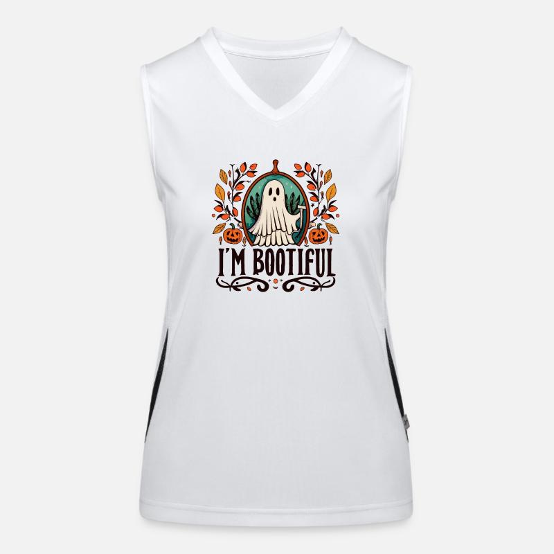 Pumpkin spirit with self-confidence Women's Functional Contrast Tank Top