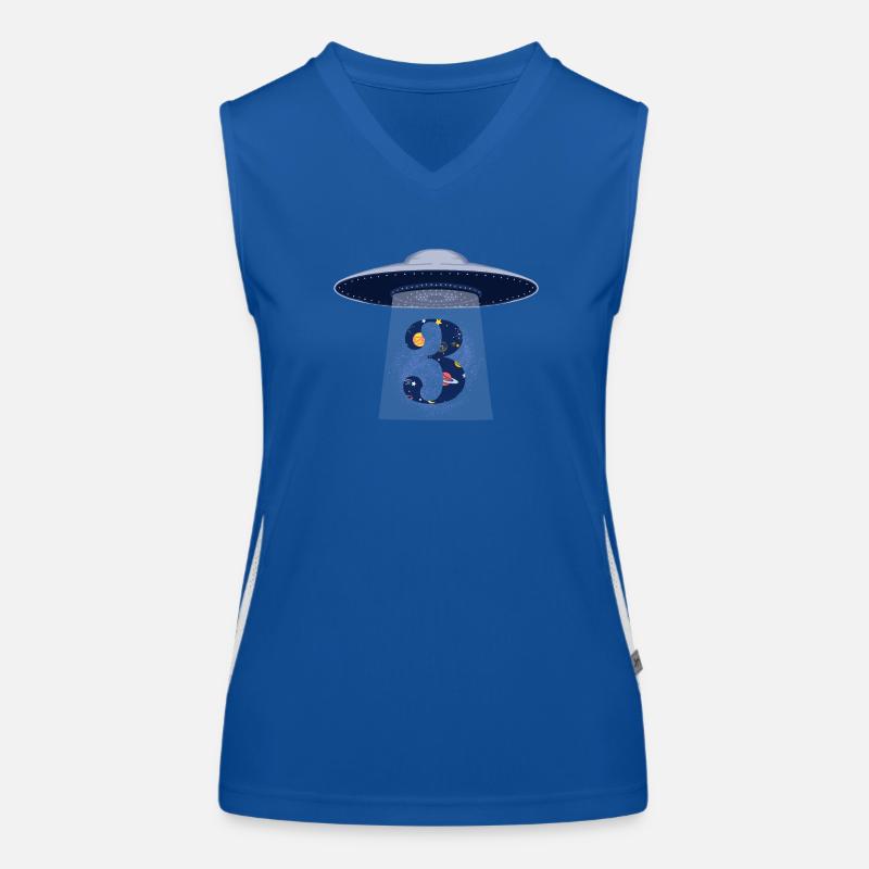 3rd anniversary ufo attack Women's Functional Contrast Tank Top