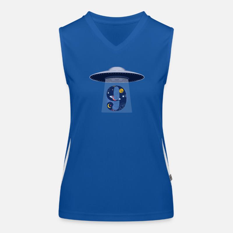 9. Jahrestag des UFO-Angriffs Funktionelles Kontrast-Tank Top für Frauen