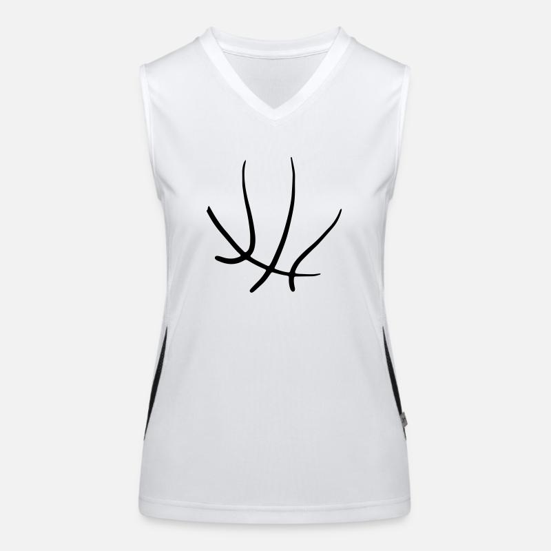 Basketball 45 Funktionelles Kontrast-Tank Top für Frauen