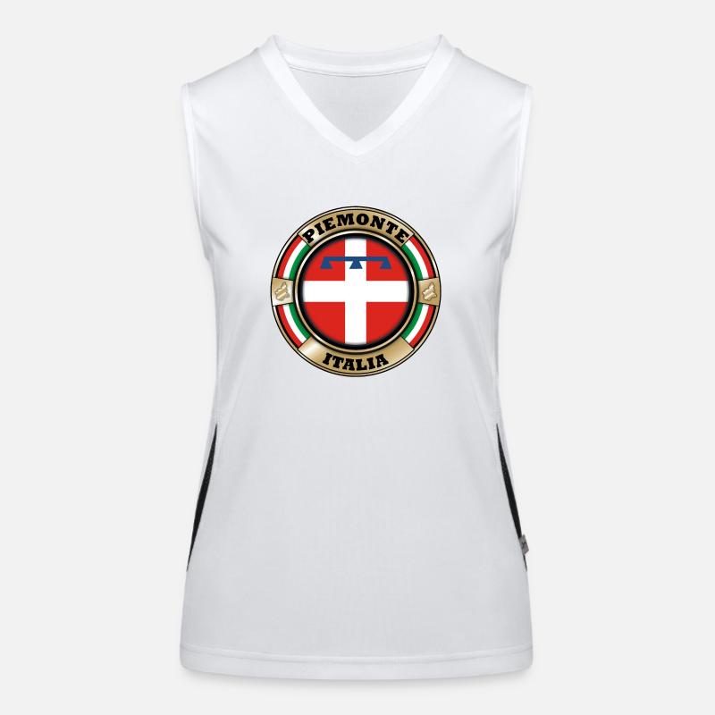 Piemont Italien Funktionelles Kontrast-Tank Top für Frauen