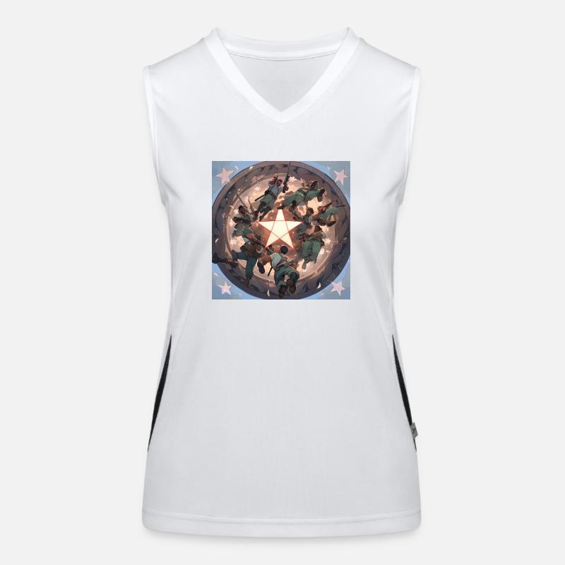 Die Luftwaffe Funktionelles Kontrast-Tank Top für Frauen