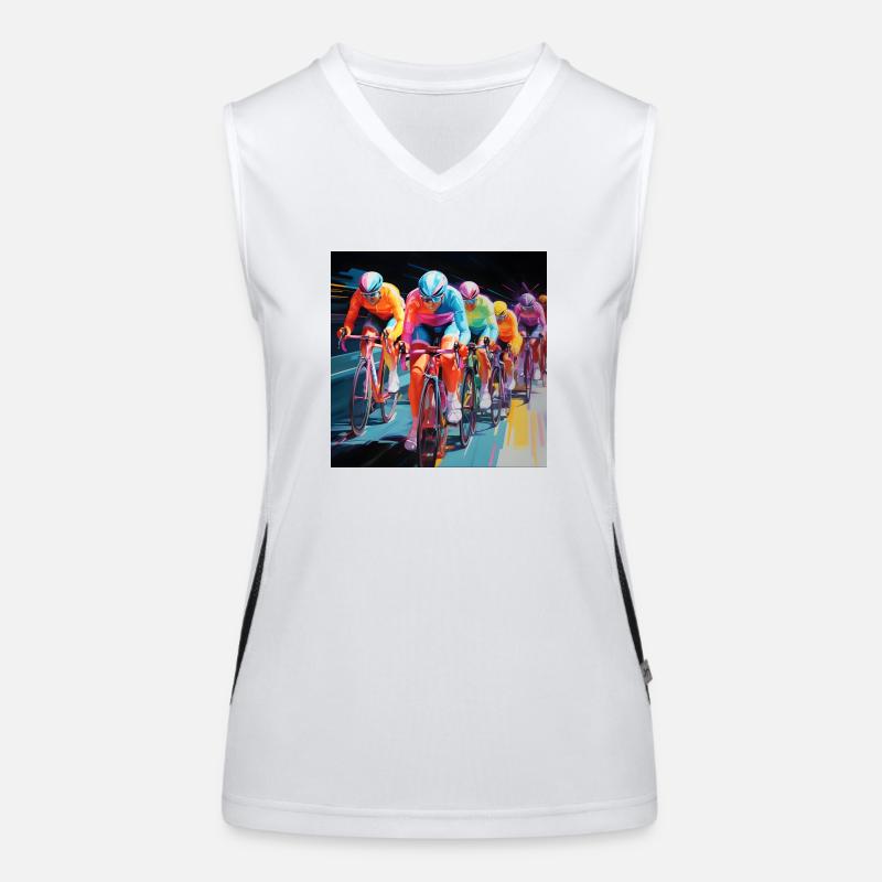 Neon Cyclists Women's Functional Contrast Tank Top