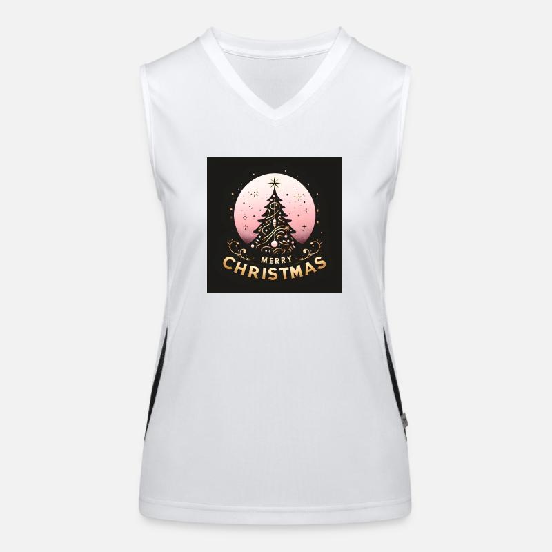 Joyeux Noël Débardeur respirant contrasté Femme