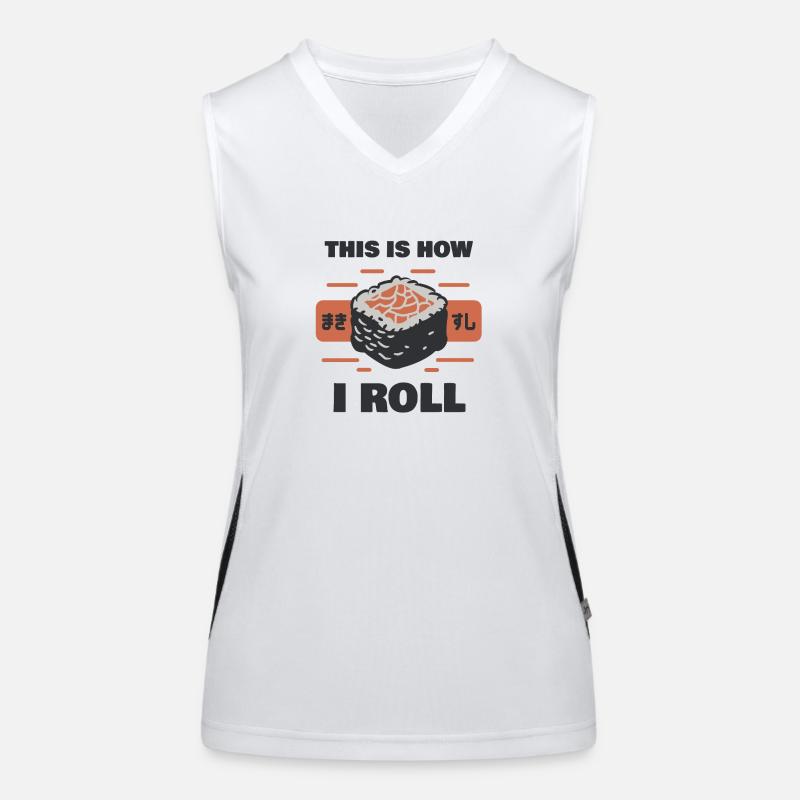 Sushi: This Is How I Roll Women's Functional Contrast Tank Top