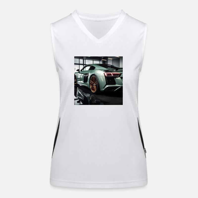 Realistic r8 unreal engine Women's Functional Contrast Tank Top
