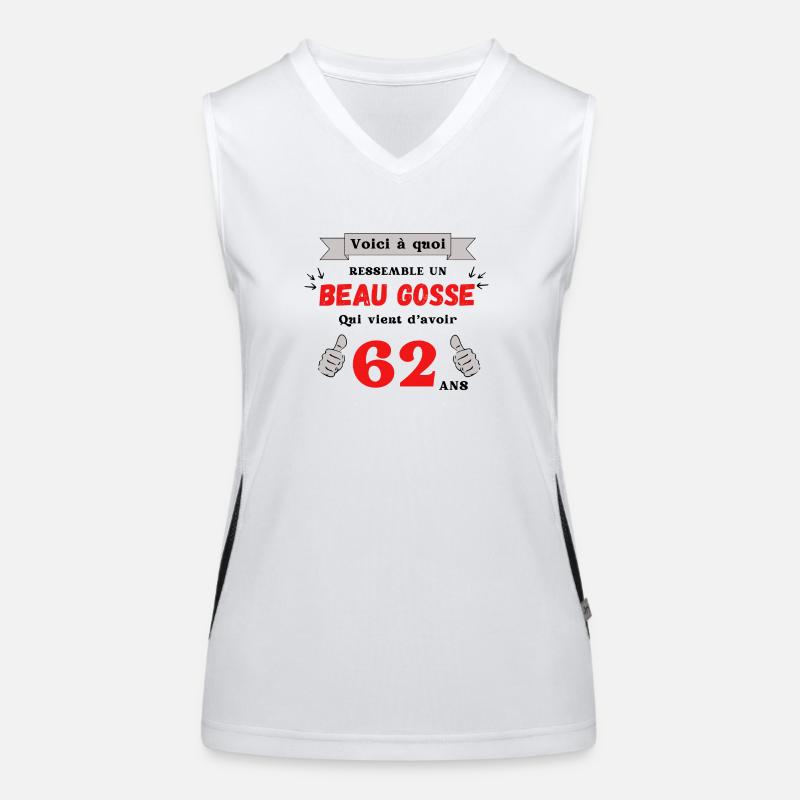 This Is What A Handsome 62-Year-Old Guy Looks Like Women's Functional Contrast Tank Top