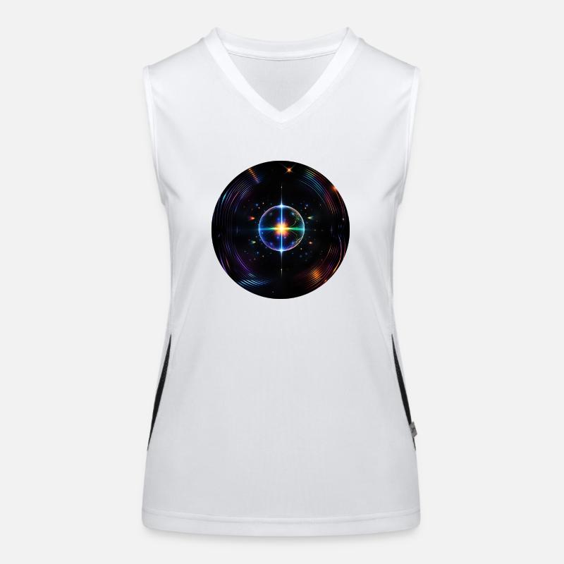 Supernova No.2 by Cora.Art Women's Functional Contrast Tank Top