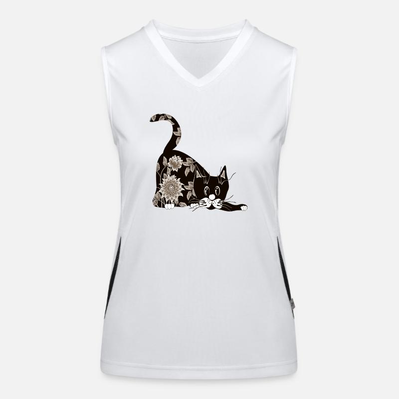 Cat Women's Functional Contrast Tank Top