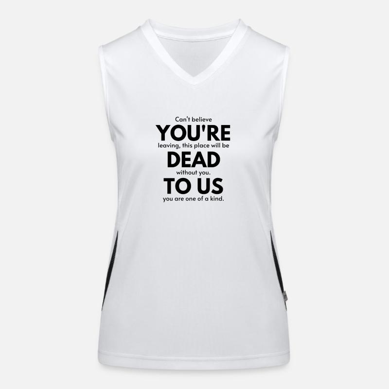 Adieu collègue Débardeur respirant contrasté Femme