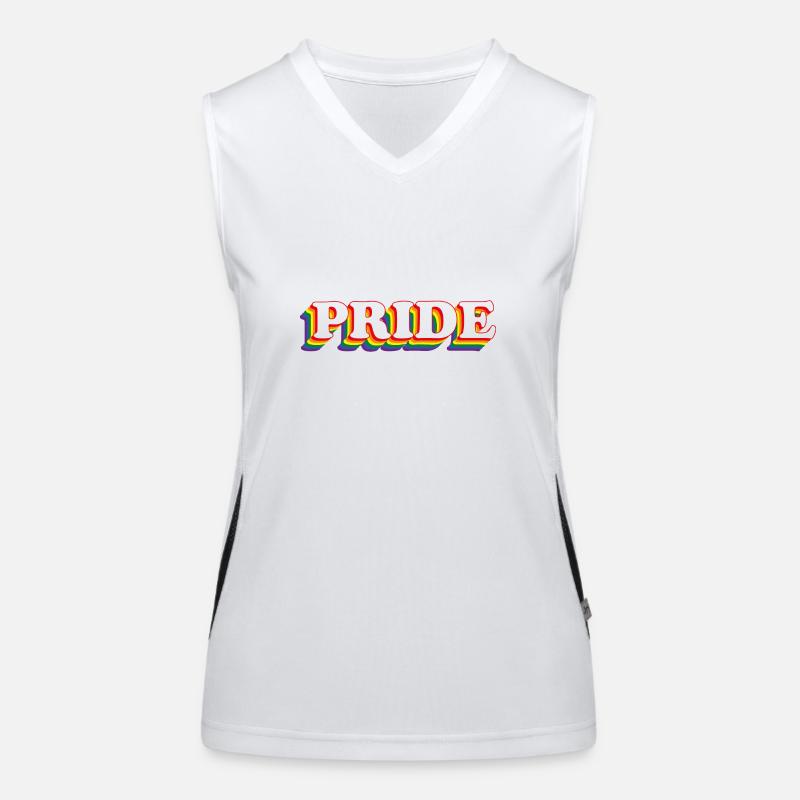 Rainbow Pride Women's Functional Contrast Tank Top