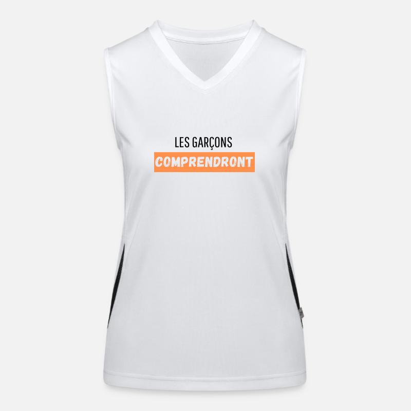 Les garçons comprendront Débardeur respirant contrasté Femme