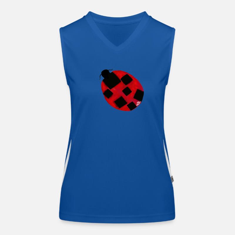 Ladybug: Coccinella Sptempunctata excepcionalis Women's Functional Contrast Tank Top
