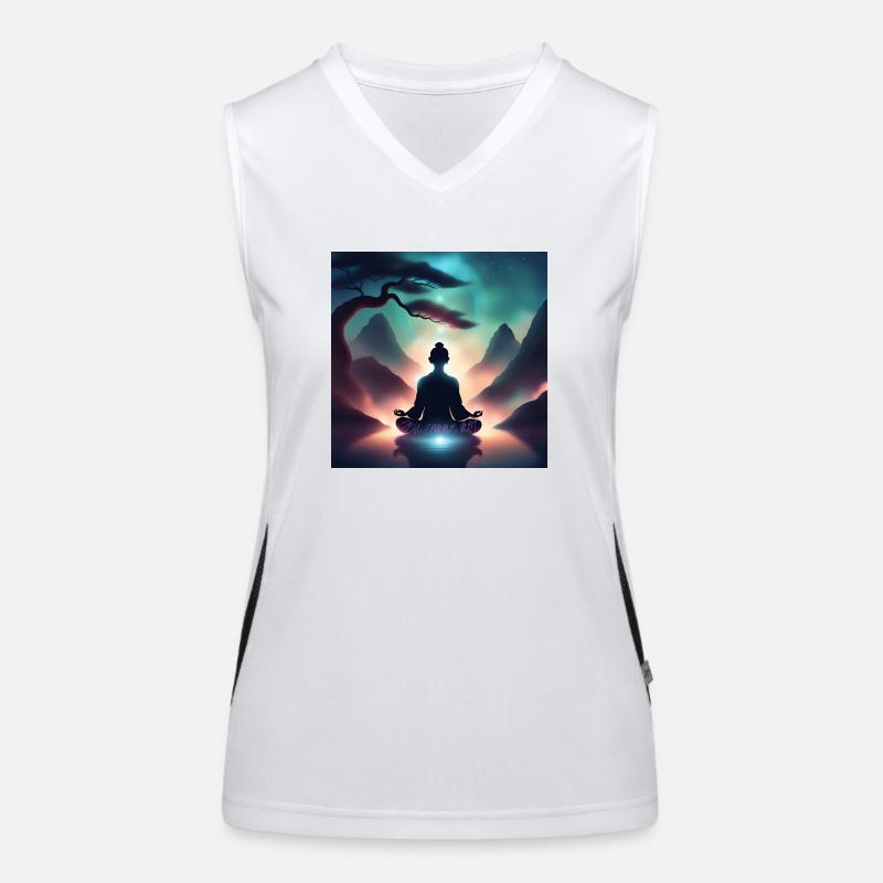 Zen comme moi Débardeur respirant contrasté Femme