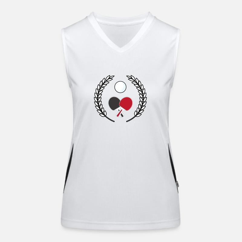Ping-pong crown Women's Functional Contrast Tank Top