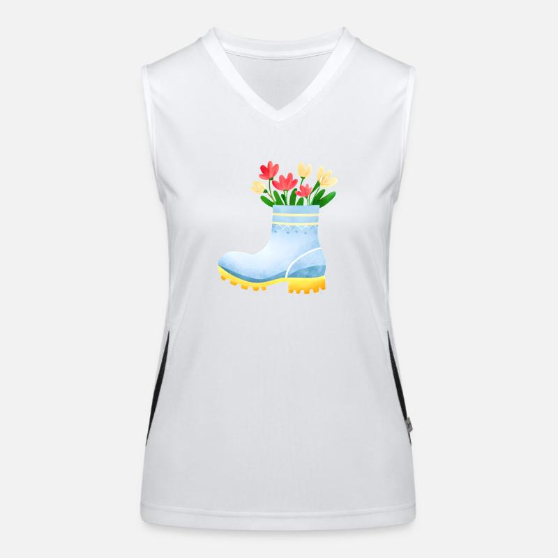 Blume Hobbygärtner Gärtner Geschenk Blumen Garten Funktionelles Kontrast-Tank Top für Frauen