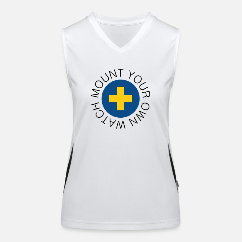 Swikeatch Débardeur respirant contrasté Femme