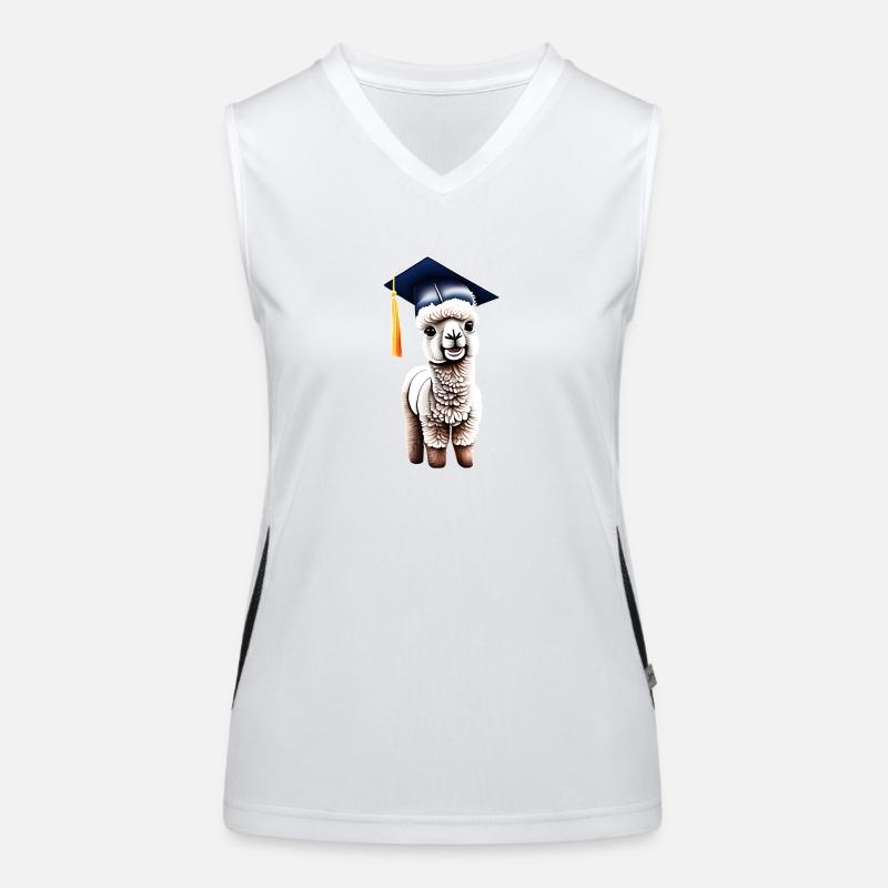 Bachelor Graduate School Leaving Certificate Alpaca Studies Women's Functional Contrast Tank Top