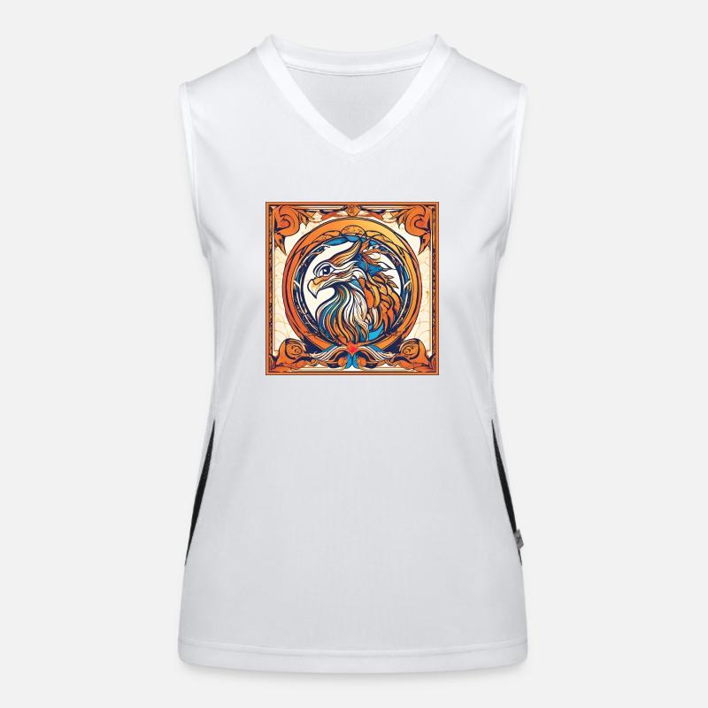 Eagle Funktionelles Kontrast-Tank Top für Frauen