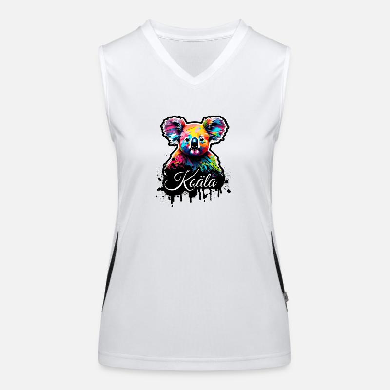 Koäla design color Women's Functional Contrast Tank Top