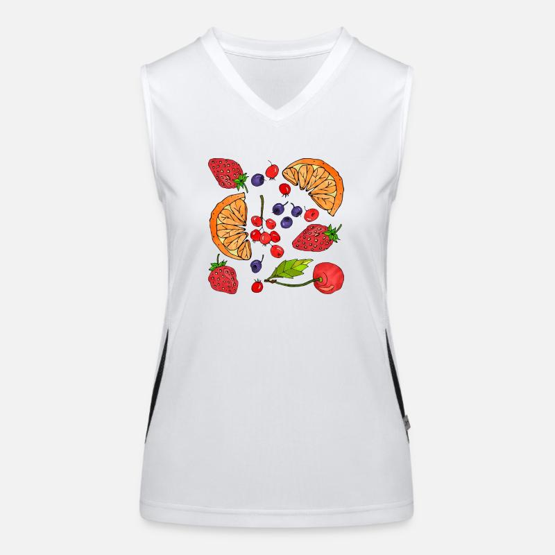 Obst Funktionelles Kontrast-Tank Top für Frauen