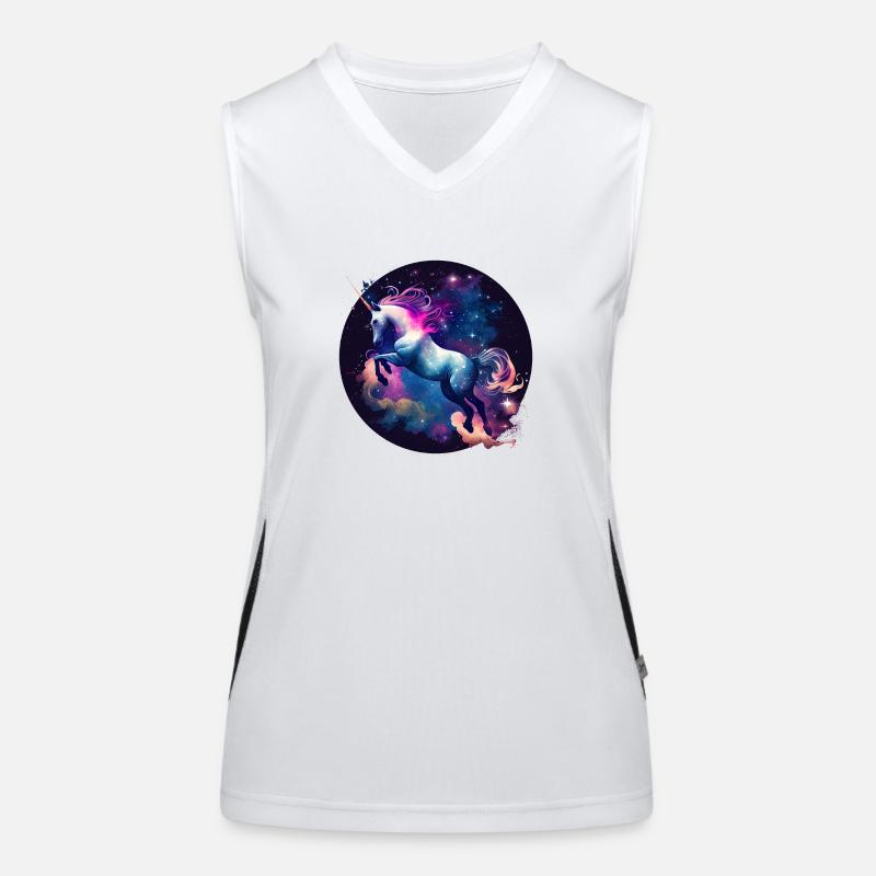Magical unicorn Women's Functional Contrast Tank Top