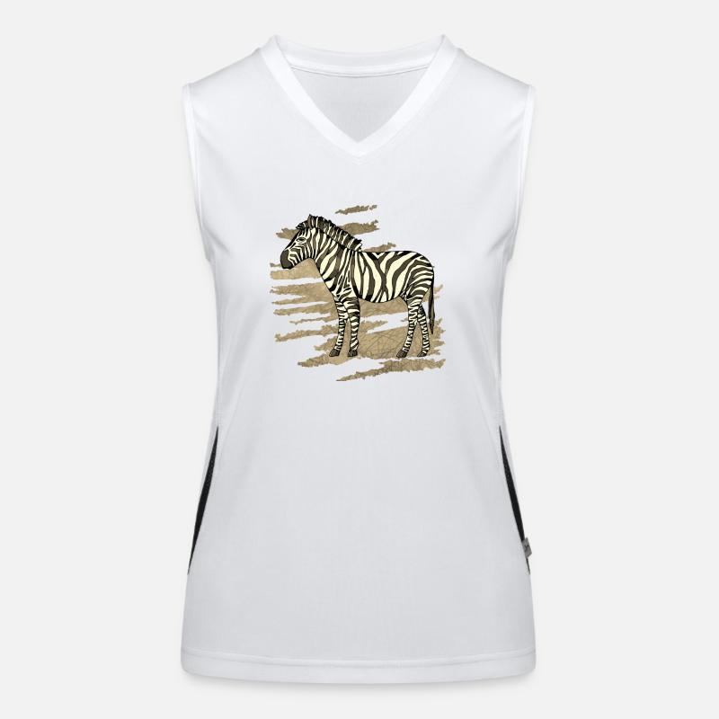 Zebra Women's Functional Contrast Tank Top