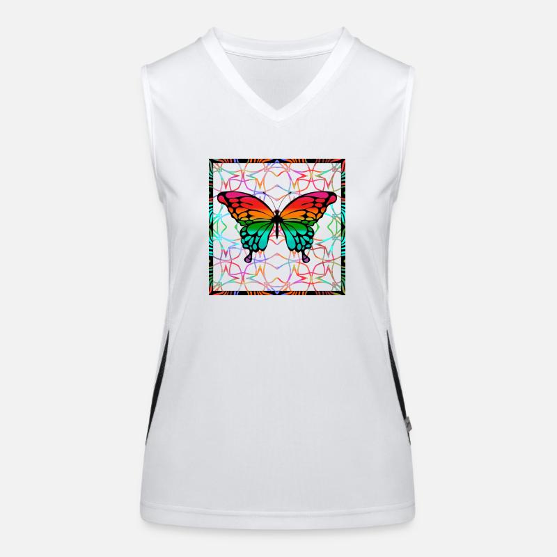 Papillon Débardeur respirant contrasté Femme