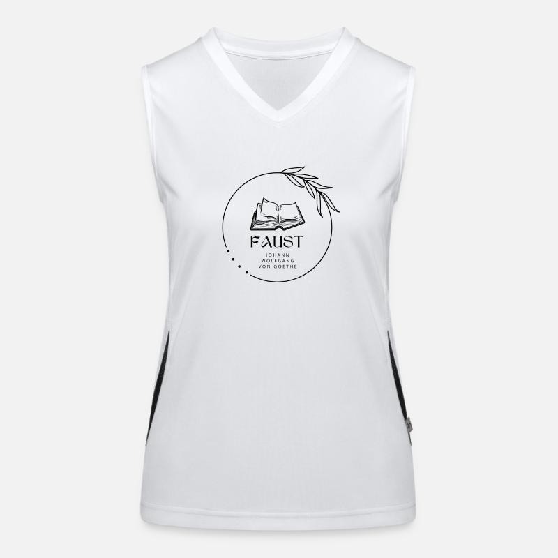 Goethe - Faust. Der Tragödie erster Teil Funktionelles Kontrast-Tank Top für Frauen