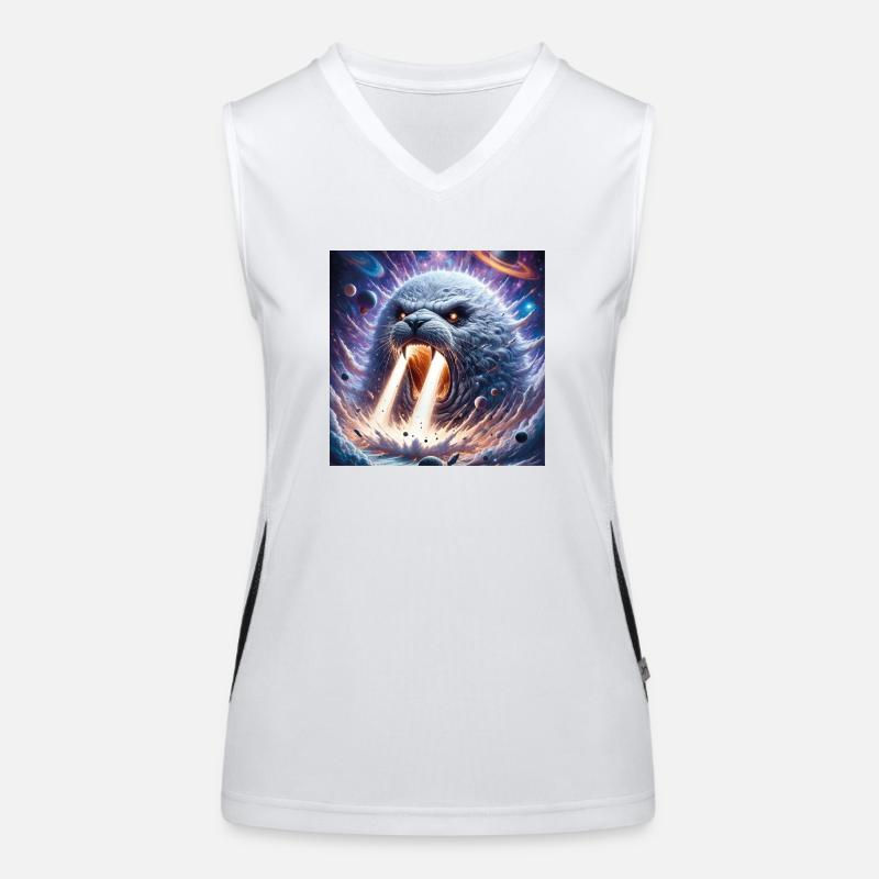 Super Sceau Débardeur respirant contrasté Femme