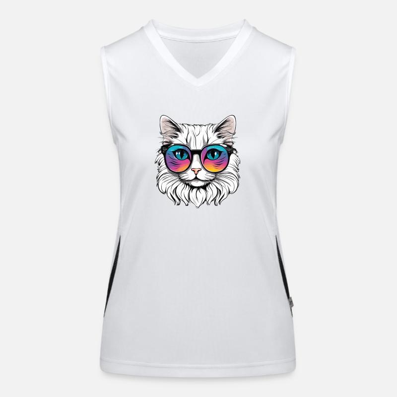 Cat Women's Functional Contrast Tank Top
