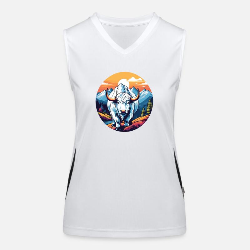 White Yak Women's Functional Contrast Tank Top