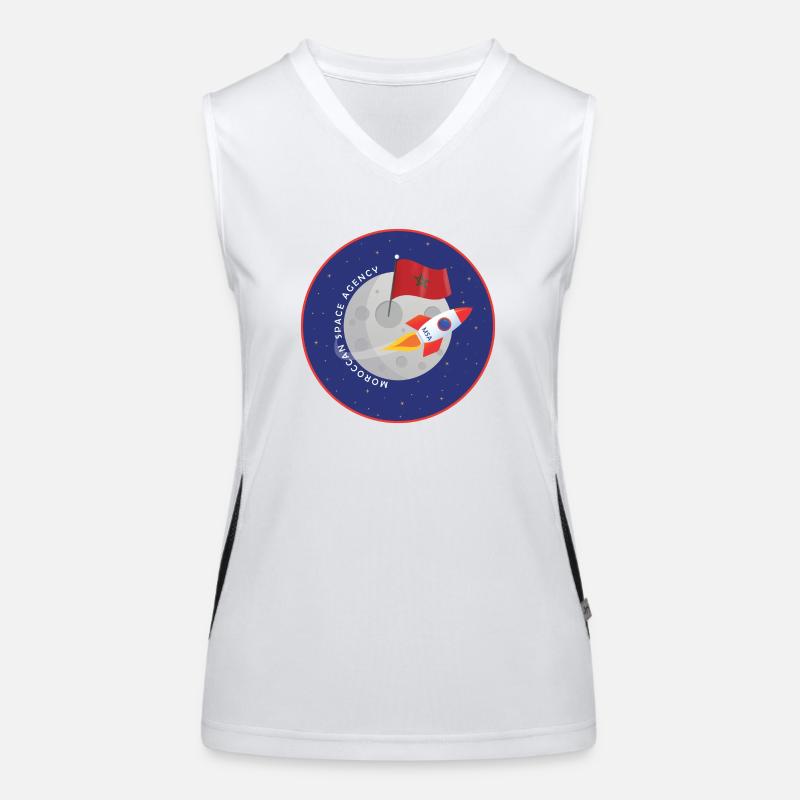 Moroccan Space Agency Women's Functional Contrast Tank Top
