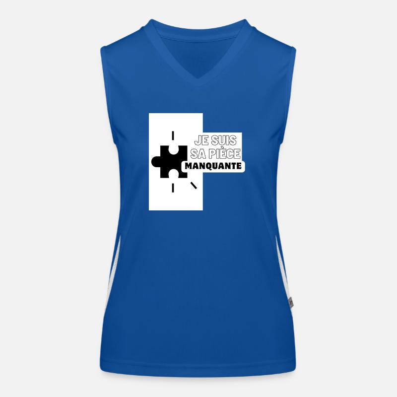 Tandem Puzzle Tee Set Débardeur respirant contrasté Femme
