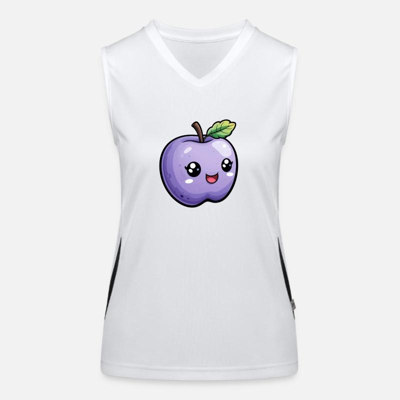 Apfel Kinder Sujet Funktionelles Kontrast-Tank Top für Frauen