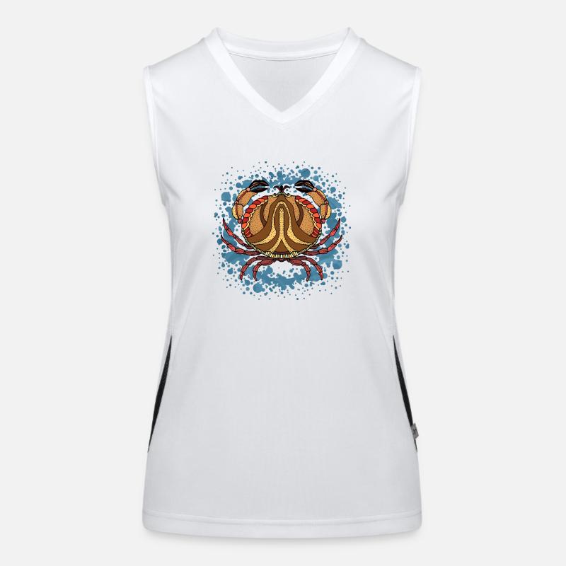 Krebs Funktionelles Kontrast-Tank Top für Frauen