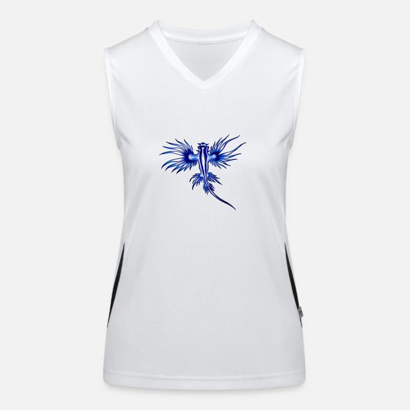 BLAUER DRACHE Funktionelles Kontrast-Tank Top für Frauen