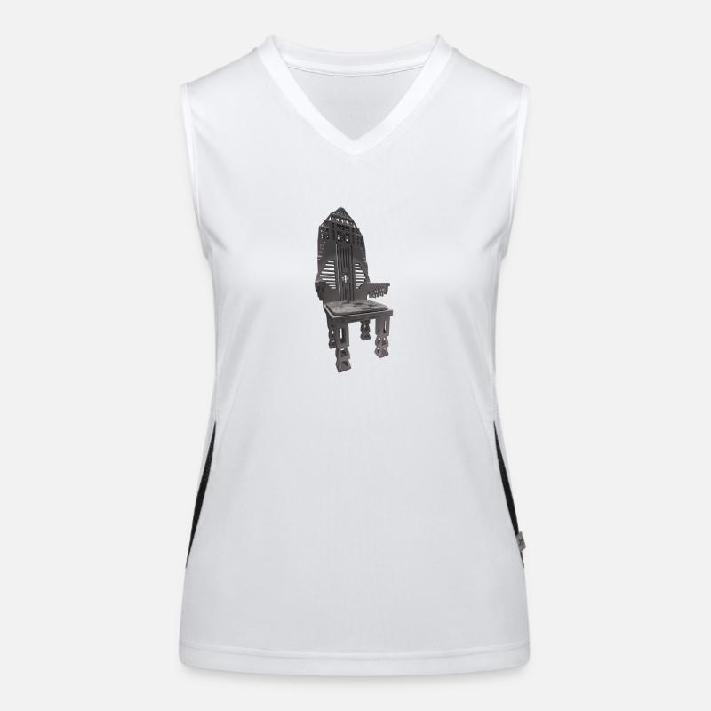 ZWEIDEUTIGER THRON Funktionelles Kontrast-Tank Top für Frauen