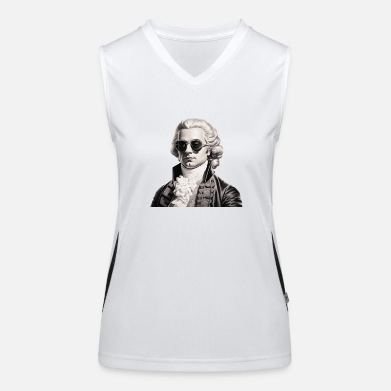 Mozart Vibes Women's Functional Contrast Tank Top