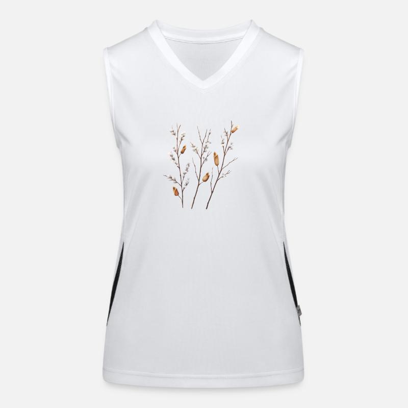 Chatons de Pâques Débardeur respirant contrasté Femme