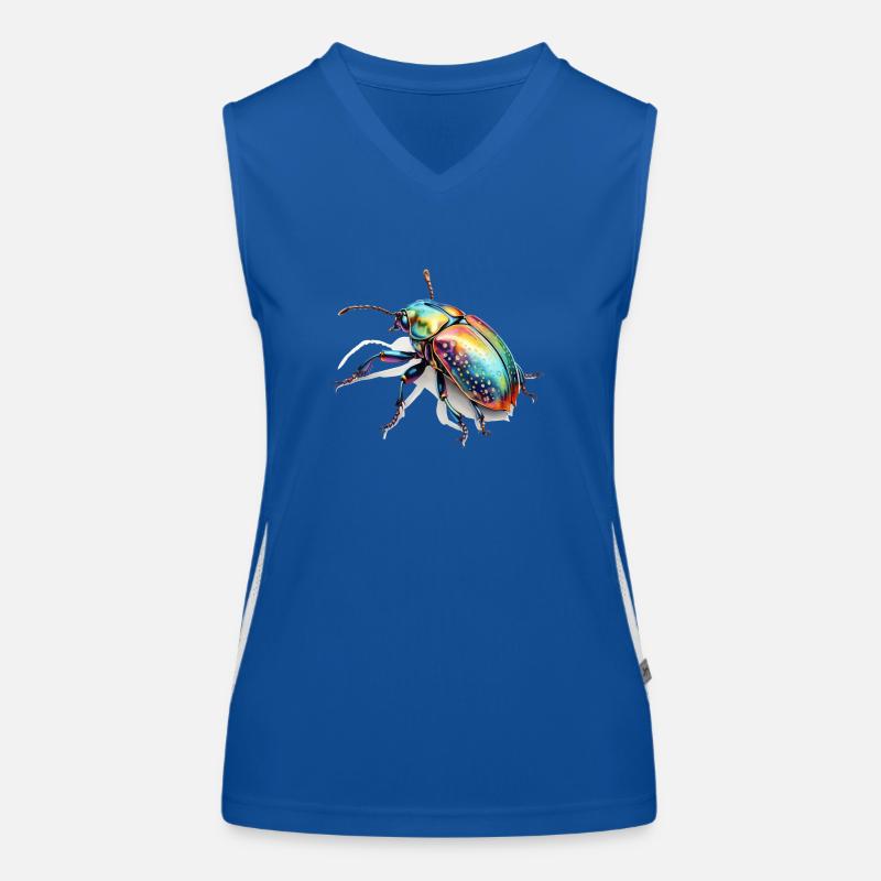 Regenbogen- Funktionelles Kontrast-Tank Top für Frauen