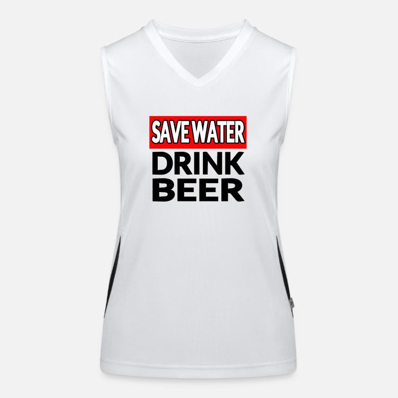 Bier Funktionelles Kontrast-Tank Top für Frauen